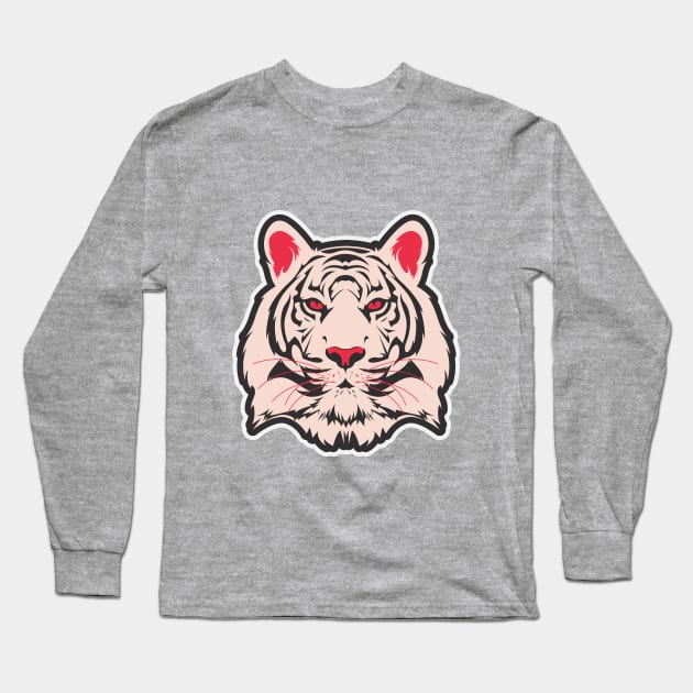 Tigress Long Sleeve T-Shirt by MB24Black